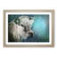 Cow in the Meadow with Blue Light - Picture Frame Painting Print-55510481-55510482