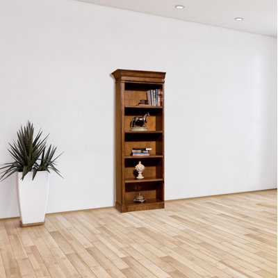 Urban Ash Burl Executive Right Pier Bookcase