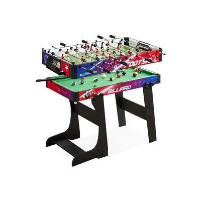 Picture Color Rectangular Manufactured Wood Multi Game Table
