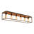 Modern Farmhouse 6-Light Rectangle Cage Wood Flush Mount-660188882