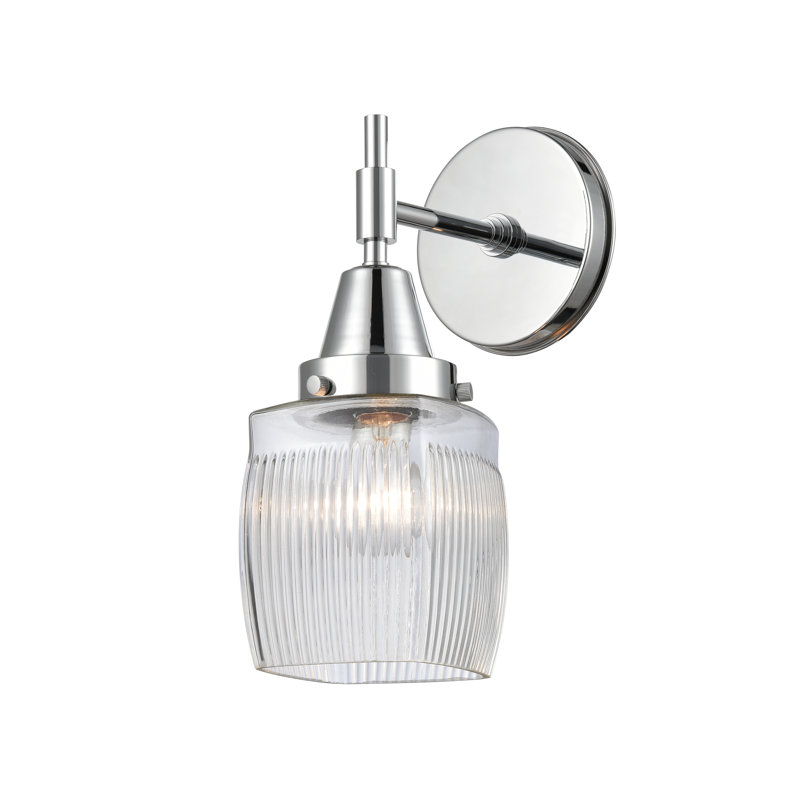 Gayle Armed Sconce, Polished Chrome, LED