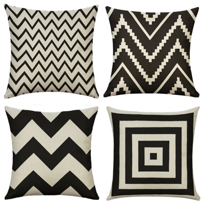Cotton Blend Throw Pillow