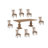 Josiane Solid Wood Rectangular Dining Table-515739318-516180357