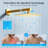 12-inch Brushed Gold Crossbar Dual-function Shower Set-114468507