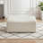 Chester 35.4'' Wide Upholstered Ottoman，No Assembly Required，Chenille Single Ottoman Modular Part For Sectional Sofa-119418560
