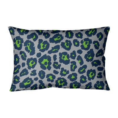 Animal Print Linen Reversible Pillow Cover