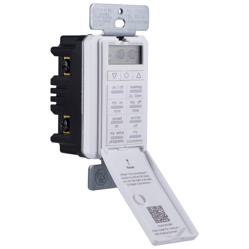 myTouchSmart SunSmart 7-Day In-Wall Digital Timer