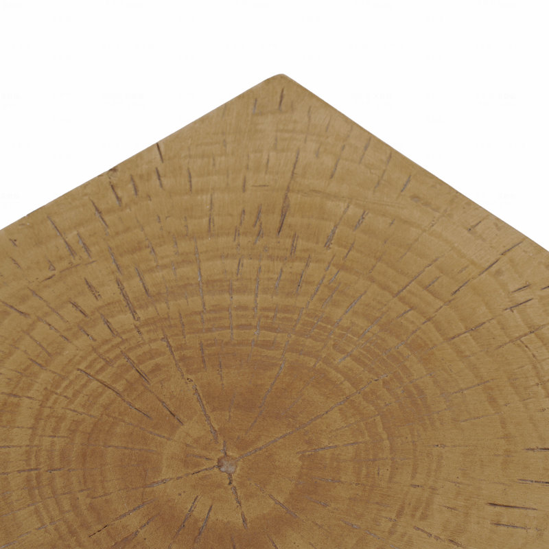 Table d'appoint de patio moderne, table de bout élégante compatible avec le salon, la chambre à coucher ou le bureau, Naturel