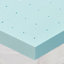 Surmatelas en mousse viscoélastique gélifiée hypoallergénique avec housse de refroidissement amovible-193642167-193642169