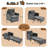 4-in-1 Convertible Sleeper Chair, 79" Long Pull Out Bed with Adjustable Backrest & Pillow, Supports 500 LBS, Space-Saving Lounge Chair for Living Room, Apartment, and Small Spaces-2033071464