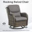 Koba Outdoor Wicker Rattan Rocking Swivel Chair (Set of 2)-31052502-31052498
