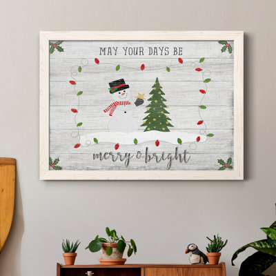 " Merry And Bright " Painting Print