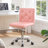 Armless Desk Chair Set Of 2, Mid Back Swivel Office Chair, Adjustable Task Chair With Rolling Wheels And Modern Tufted-353128352