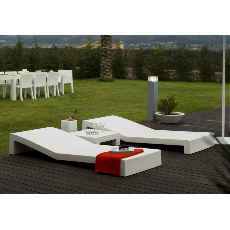 Jut 78.75" Long Single Chaise, Ecru