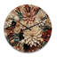 Horloge murale surdimensionnée en cactus blanc-1319148686