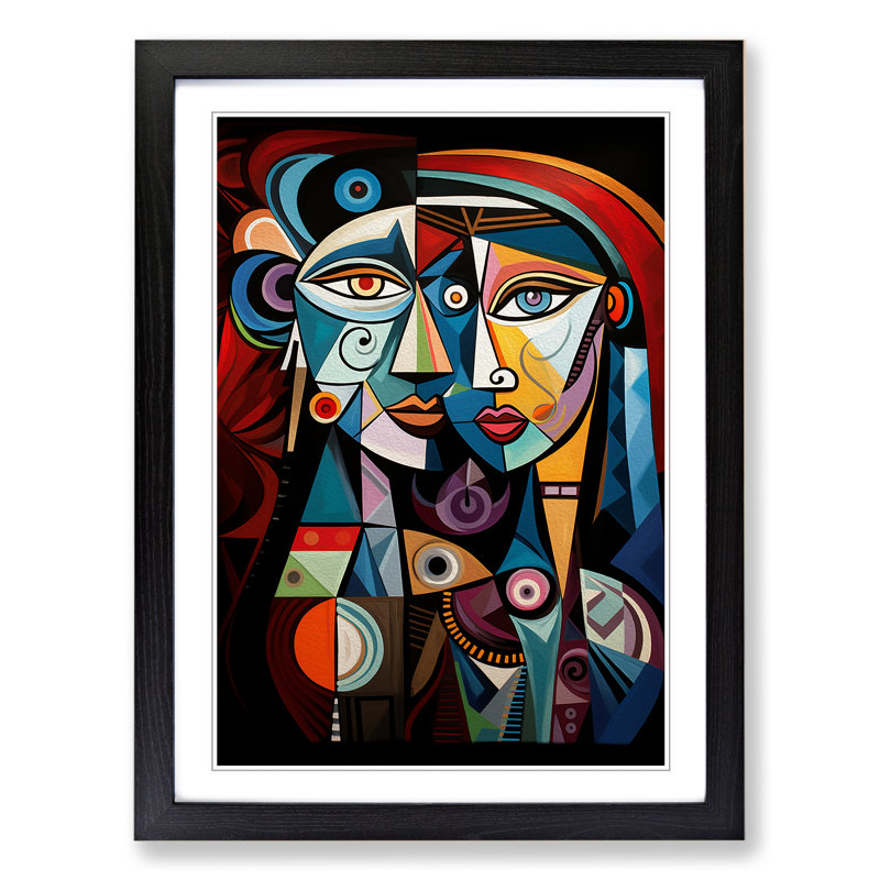 Pablo Picasso Modern No.2 - Framed Print, Black Framed, 64cm H x 46cm W
