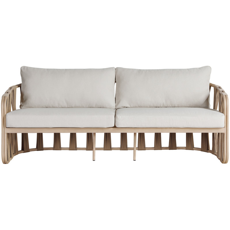 Canapé de patio extérieur en oléfine Hemera, Beige