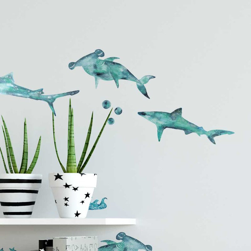 Nautical & Beach Wall Decal, Teal