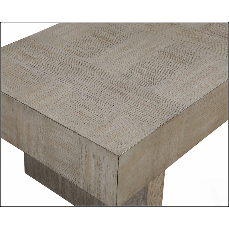 Contemporary Style Brown Gray Coffee Table with Rectangular Top, Perfect for Modern Living and Aesthetic Appeal