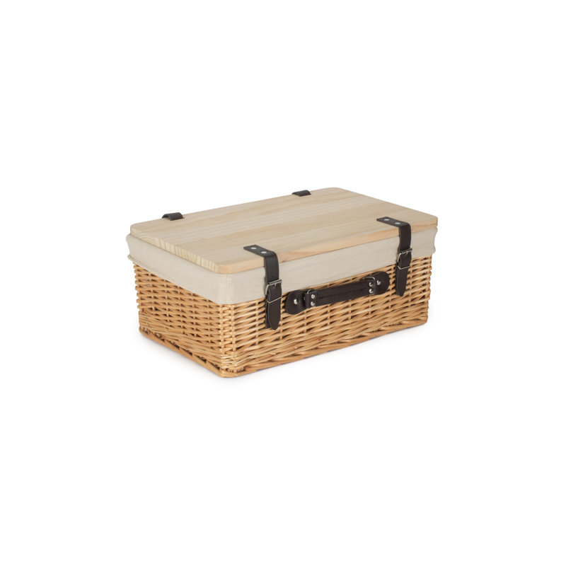 Wicker Gift or Storage Hamper with Lining