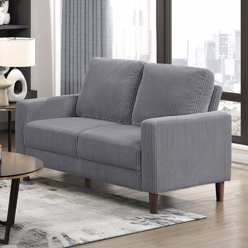 Ensemble de canapé 2 pièces Modern Modern, Gris