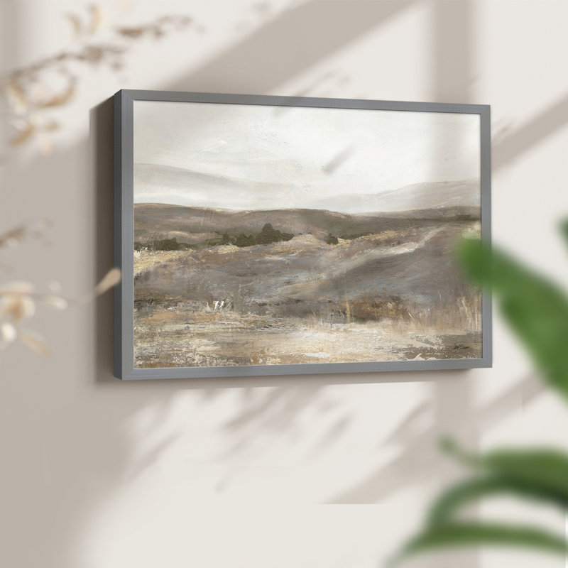 Hill Country - Reproduction encadrée - Restickable, H 16 po x l 20 po, Gris