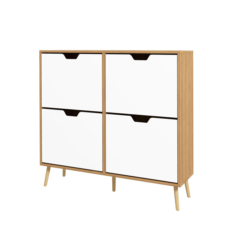 16 Pair Shoe Storage Cabinet