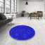 Tapis de zone bleue à motifs New Ashford-1758724911