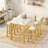 Enchantyd 5 Piece Kitchen & Dining Room Set with 4 Stools-1728630260-1728630261