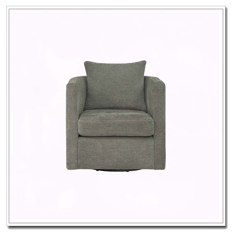 Fauteuil demi-tonneau Sutton, Gris