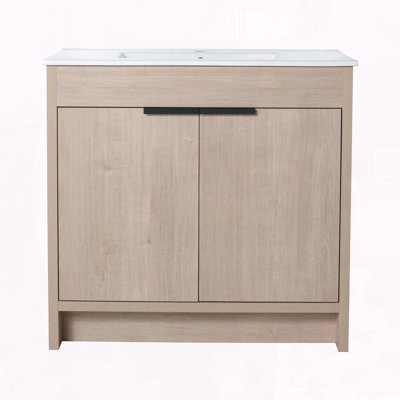 Freestanding Bathroom Vanity – 2 Soft-Close Doors (Cabinet Only)