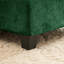Canapé modulaire modulaire en L avec repose-pieds, tissu chenille doux-263562338