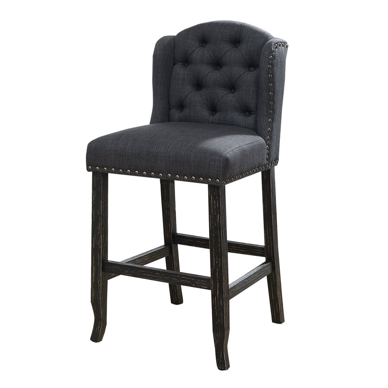 Tabouret court 19 po Layla-Jayne, gris