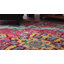 Tapis rose à motif bohème rétro tissé à la machine Performance Juliemarie-24959921