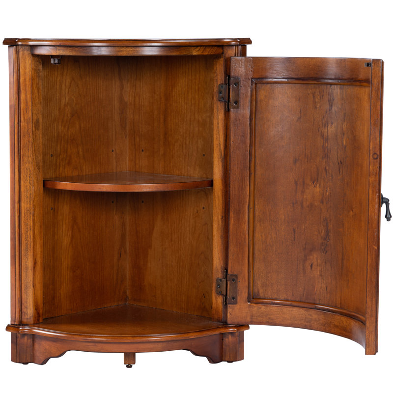 Durham Corner Cabinet, Light Brown