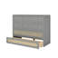 Lit escamotable double avec tiroirs-1015218456