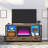 23" Ultra Thin Electric Fireplace Heater Insert With Sidelight – Remote Control, Timer, Overheating Protection, Crystal & Realistic Flame