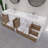 84" Double Sink Bathroom Vanity Set-1398312271