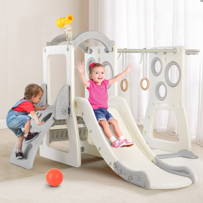 Cosvalve 56.8'' W Plastic Freestanding Slide