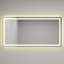 Miroir de salle de bain 60X28 à DEL avec lumières, miroir de meuble-lavabo avant et rétro-éclairé, verre trempé anti-buée, 3 réglages de mémoire de couleur | Idée de cadeau-125533329-125533331
