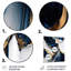 «Abstract Geode Waves Gold I» - Décoration murale abstraite en métal-87839425