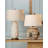 Water-Borne White Table Lamp