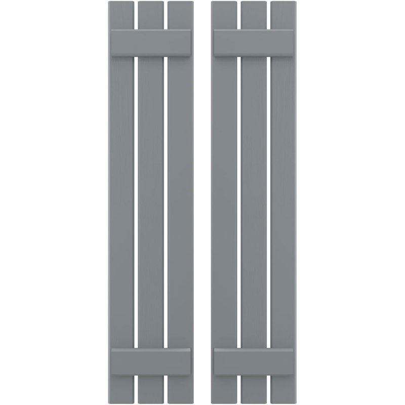 Volets de planche-n-lattes (par paire) Americraft (2 lattes), Océan, 11 1/2", 45"
