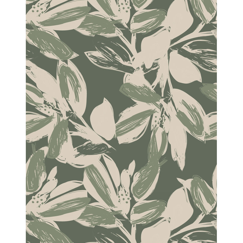 Aroca 7m x 75cm Wallpaper Roll, Dark Green