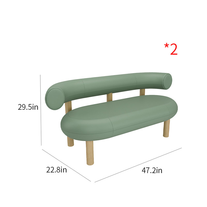 Banc rembourré en similicuir