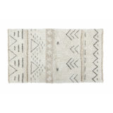 Bohemian Classics Hand Tufted Wool Moroccan Area Rug in Natural/Almond Frost/Sandstone