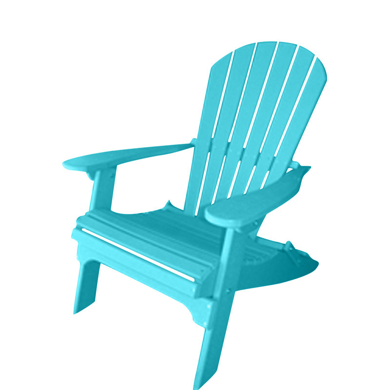 Ensemble de table de conversation et chaise Adirondack pliante Ansel, Sarcelle