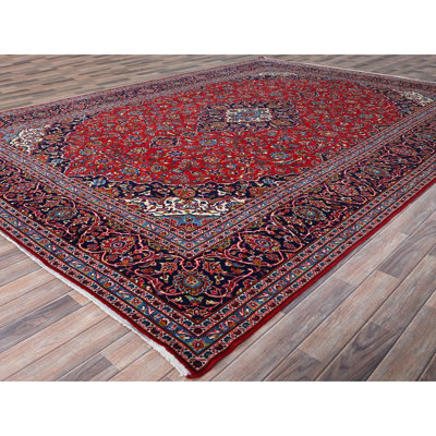 Weisgerber One-of-a-Kind 9'5" X 13' 1960s Wool Area Rug Red