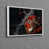 White Floater Framed selected