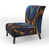 Blue/White Polyester Blend